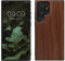 kwmobile Custodia Compatibile con Samsung Galaxy S23 Ultra Cover - Protezione in Legno per Smartphone - Back Case con Bumper in Silicone TPU - marrone scuro