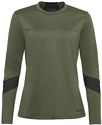 VAUDE Damen Women's Qimsa Ls Logo T-Shirt, Cedar Wood, 42 EU