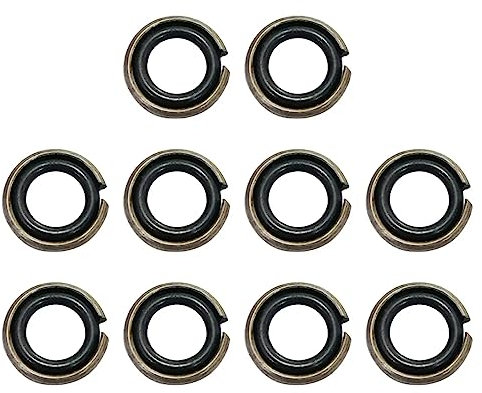 GOUDE 1/2 Retaining Ring Clip with O-Ring for Impact Wrench Socket Retainer Rings Socket Retaining Drive Friction Rings Part (10PCS)