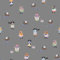 Stoff Meterware Kinderstoff Jerseystoff - 1 Meter, Jersey, Nähen, Kinder, Baby, Jungen, Mädchen, Bekleidung, Shirt (Piraten Tiere Grau)
