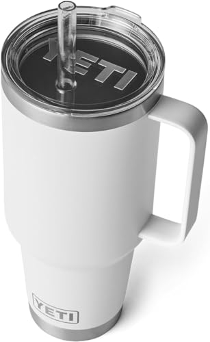YETI Rambler Strohbecher, White, 42 oz (1242 ml)