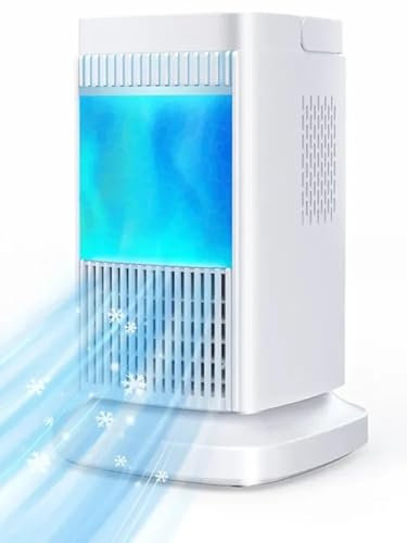 Aire Acondicionado Portátil, Enfriador De Aire 4 En 1, Enfriador De Aire De Refrigeración Semiconductor Para Habitación Hogar Ventilador De Refrigeración Silencioso Sin Agua