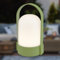 Briloner - Lampada da tavolo LED senza fili IP44, touch, dimmerabile, batteria sostituibile, lampada da comodino, lettura, LED, campeggio, lampada a batteria, esterno, 9x8x15,5 cm, verde lime