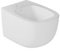 Bidet Sospeso Lola, 58x36x34 cm, Ceramica Bianca, Monoforo con Piletta Click Clack 7512