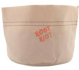 ALMICANNA Root RIOT: Pot - Living Soil Stofftopf aus 100% Polypropylen für den Anbau von Cannabis - Optimale Belüftung & Verbessertes Wurzelwachstum (20L)