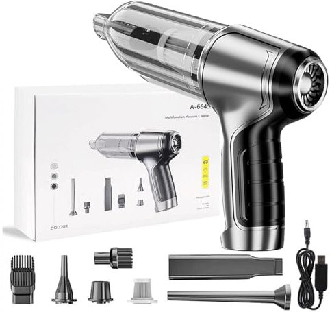 Aspirateur Vortex Compact Pro, 12000Pa Voiture Aspirateur Souffleur 2-en-1 sans Fil - Vortex Pro 2 (Ensemble 1)