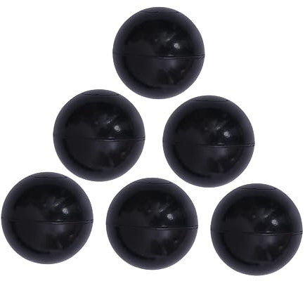 Garneck 50 Pièces Balles de Plastique pour Piscine à Balles de Noir Jouets Sûrs pour Garçon Fille pour Jeu Groupe Développement Social