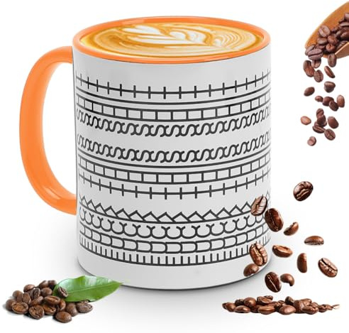 DASIAUTOEM Fuck This Shit Taza, 350 ml, divertida Fuck This Shit Mug, taza de café con mensaje oculto, taza de café de cerámica para amantes del café con asa aislada para el trabajo (naranja)