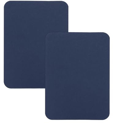 Down Jacket Repair Patches, 2 Pack Self Adhesive Fabric Patches 12.5 x 9.5cm, Waterproof Clothing Repair Patches for Jackets, Coats, Tents & Sleeping Bags, Navy Blue