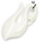 Maori Angelhaken Schmuck aus Knochen, geschnitzt, inkl. schwarzem Textilband, 7cm lang