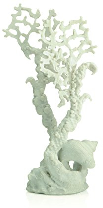 biOrb 46128 Fächerkorallen Ornament M weiß - Aquariendekoration in Form einer künstlichen Koralle zur stilvollen Einrichtung von Süßwasseraquarien und Meerwasseraquarien geeignet