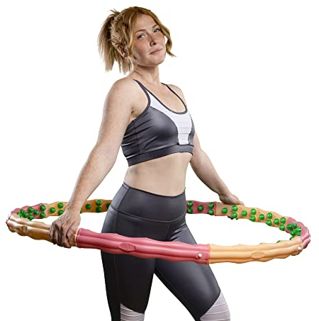 HOOPOMANIA Large Hoop [1,8 kg] Fitnessreifen zum abnehmen Hulahoop für Männer und Frauen