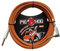 Pig Hog PCH20CCR Right-Angle 1/4 to 1/4 Orange Cream Guitar Instrument Cable, 20 Feet