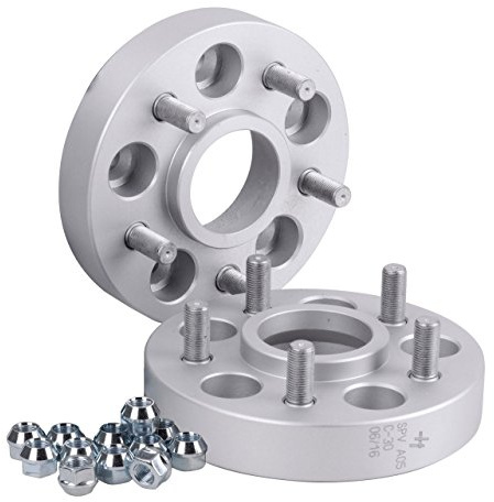 Hofmann Spurverbreiterung Aluminium 2 Stück (30mm pro Scheibe / 60 mm pro Achse) inkl. TÜV-Teilegutachten~ kompatibel mit Dodge Nitro (2007-)