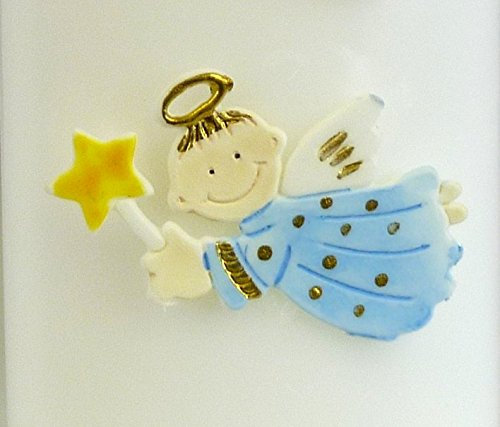 Wachsmotiv Engel 5 x 7 cm - 5017 - zum verzieren von Kerzen, selbstklebend.