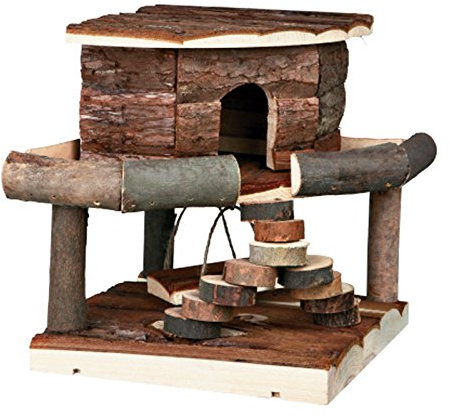 Pet Ting Natural Living Ida House Small Hamster Mice Gerbil Playhouse Wooden
