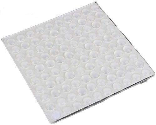 TOPINCN Gummi Möbel Stoßfänger Pads 100 Stücke Klar Selbstklebende Tür Kabinett Schublade Füße Stoßfänger Stop Schalldämpfung Oberflächenschutz Pad 8x2,5mm