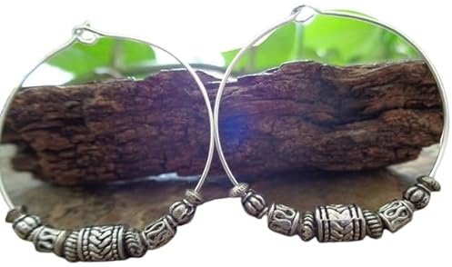 ✿ EINMALIGE BOHO TRIBAL CREOLEN ✿ Ohrringe im Bali Stil