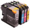 ABC Set 4X alternativ Druckerpatrone für Brother LC22U XL für DCP-J785W MFC-J985DW