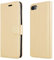 iCatchy For iPhone SE 2020 Case, iPhone 8 Case iPhone 7 Case Leather Wallet Book Flip Folio Stand View Case Compatible with iPhone se 2020 Phone Case Cover (Gold)