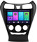 GPS-Navigator, Autoradio, Touchscreen, Bluetooth, FM, AM, Radioempfänger, Musik, Video-Player für Hyundai Eon 2012, mit WLAN-Lenkradsteuerung, 8 Core 4G + WiFi: 4 + 64 GB