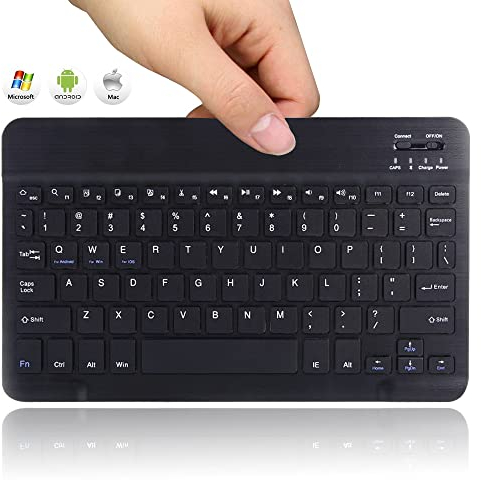 FINDING CASE For 2.4G Ultra-Slim Bluetooth Keyboard Compatible with iPad 10.2-inch/iPad Air/iPad 9.7-inch/iPad Pro/iPad Mini, iPhone and Other Bluetooth Enabled Devices Including iOS, Android, Windows