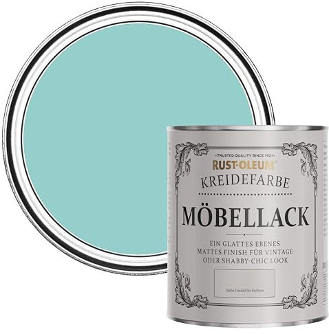 Rust-Oleum Blue Upcycled Furniture Paint in Chalky Finish - Teal 750ml