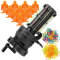 TIETHEKNOT Gatling Rapid Fire Rubber Band Gun - 12 Bursts, 200 Fluorescent & Color Bands, 10 Targets