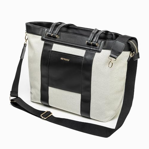 Sunveno Wickeltasche,Reise Wickeltasche,Bote Messenger mit Wickelunterlage,Pendlertasche für Mama,Umhängetasche,Handtasche,Schultertaschen (Schwarz)