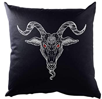 Urban Backwoods Baphomet Head Kissen Dekokissen