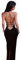 KOEMCY Vestito Donna Spaghetti Strap Senza Maniche Vestito Collo Cavezza Vestiti da Cerimonia Abito da Sera Partito Bodycon Senza Schienale Festa Banchetto (Nero, S)