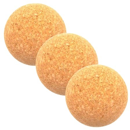 3 x Wine Cork Balls 7 cm - Wooden Stopper for Wine Decanter Carafe Bottle