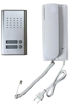 TEMPO DI SALDI Kit Citofono Campanello Con Doppia Cornetta Per Apertura Del Cancello Esterno