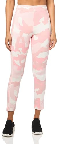 adidas Essentials Legging 3 bandes pour femme Imprimé camouflage Longueur 7/8, Rose sable, S