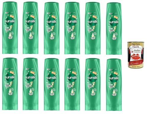 12x Sunsilk,Balsamo Ricci Da Sogno Balsam 200ml+ Italian Gourmet polpa 400g