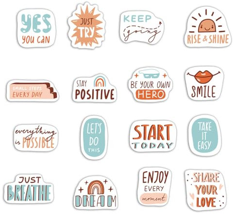 MATIHAY Funny Magnet 16pcs Phrase Quote Word Inspirational Magnets, Fridge Magnets Adults Motivational Magnet Set for Work Office Cabinets Locker Decoration