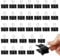 30 Pcs Large Foldback Binder Clips, 51 mm Black Binder Clips Paper Clips Metal Black Foldback Clips Clamps Stationary Clips Paper Binder Clip for School, Home Supplies