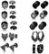 10 Paare Ohrringe Viking Männer Ohrringe Herren Edelstahl 10mm Vikings Ohrstecker Helix Piercings Wikinger Ohrringe Set Creolen Ohrstecker Ohrschmuck Wikinger Ohrringe für Männer