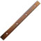 4mm Flat Joining Plates Fence Post Repair Bracket Mending Plates for Wood Size 12 x 1 (300mm x 25mm) Pack of 8pcs