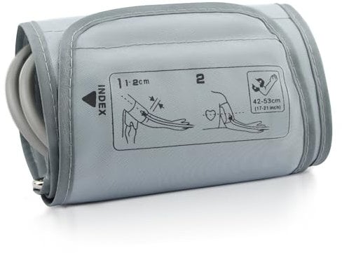 MEDLINKET Y003T1 Extra Large Blood Pressure Cuff Replacement for Adults,XL Cuff 42-53cm (16.5-21inch) for Omron H-CL24 D-Ring Cuff, Compatible with Omron Blood Pressure Monitor Home Use