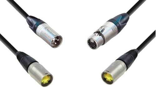 DG Systems - Cavo ibrido XLR 3P + Ethercon - Made in Italy (10 mt)