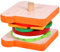 Giwnhvx Simulation Holzsandwich, Pädagogisches Essen, Sandwich Schneiden und Zusammensetzen