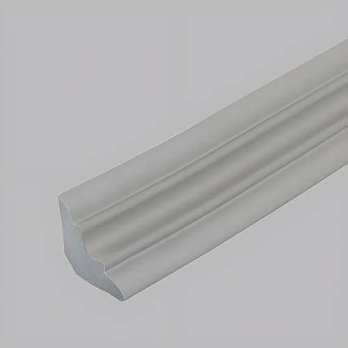 Raouoae Selbstklebend Deckenleisten PVC Flexible Zierleiste Zierleiste Decken Leisten Abschlussleiste Küchenarbeitsplatte 5M Für Fliesenkanten Decken Und Wandübergang(Grau)