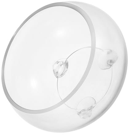 MILISTEN Maceta Pecera De Vidrio Ideal para Peces Dorados Decoración De Terrario