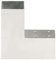 Pfostenverbinder L-Form Verzinktes Metall 71 x 71 mm,145453