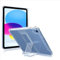 GIOPUEY Funda para iPad Air 13 Inch M3 2025, Carcasa Trasera de TPU Suave Case con Soporte, Cubierta Delgada, Protección con Airbag - Transparente