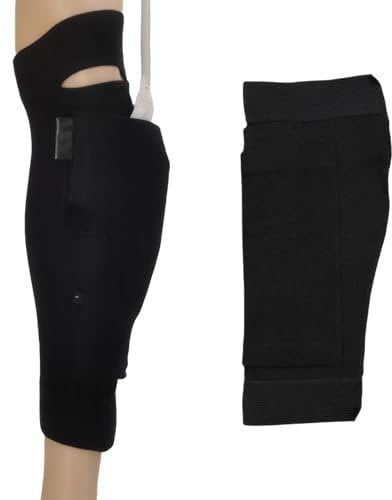 Beinbeutel Halterung,Harninkontinenz Katheter Zubehör,Praktisches Dehnbar Beinbeutel Halterung,Dehnbares Fixierung von Katheter-Ärmeln,für Inkontinenzbeutel,zur Urinableitung (Schwarz M)
