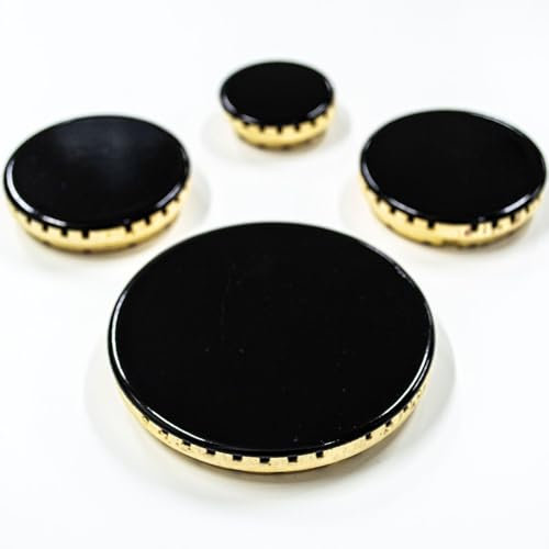 JPshop - Kit de 4 coronas de latón adaptable a placa de cocina de gas compatible con Ariston con platillos de llama