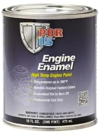 Pontiac Light Blue Engine Enamel Paint 473ml – High Temperature Engine Paint for Cars, Motorcycles & Classic Vehicles | Heat Resistant, Durable Gloss Finish, Rust & Corrosion Protection