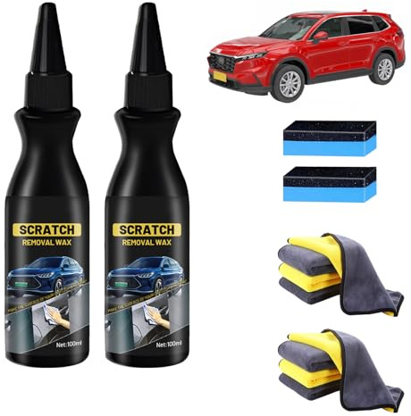 Entferner für Autos, Schneller Kratzerentferner für Autos, Tiefen Kratzer Reparatur Creme, Auto Kratzerentferner Paste mit Anti-Kratzer Schutz, Entfernt Kratzer Effektiv und Schnell (2)